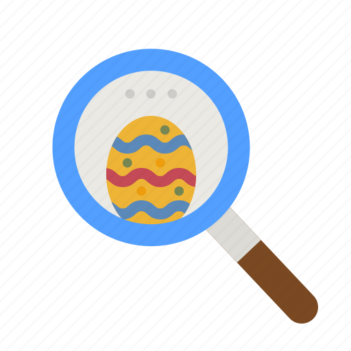 Searching, easter, egg, find, search icon - Download on Iconfinder
