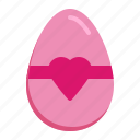 easter, egg, decoration, heart