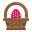 easter, basket, egg, decoration 