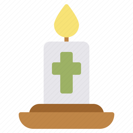 Paschal, candle, easter, eggs, flame, light, decorated icon - Download on Iconfinder