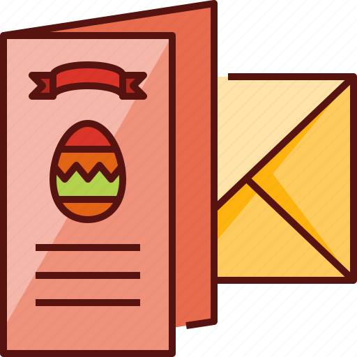 Easter, easter card, egg, happy easter, blessed easter, easter best wishes, easter congratulation icon - Download on Iconfinder