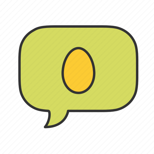 Comment, easter, egg icon - Download on Iconfinder