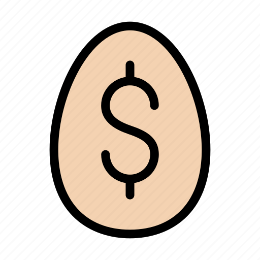 Egg, easter, dollar, christian, decoration icon - Download on Iconfinder