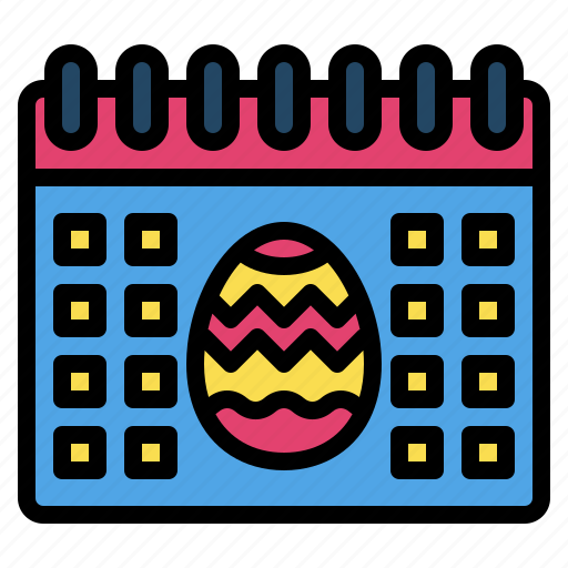 Easterday, calendar, easter, date, day, time, celebration icon - Download on Iconfinder