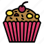 easterday, muffin, cupcake, dessert, sweet, bakery 