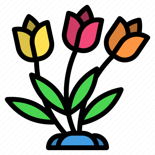 Easterday, tulip, flower, nature, spring, plant, blossom icon - Download on Iconfinder