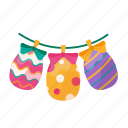easter, banner, egg, bow, easter egg, rabbit, festivity, celebration, decoration