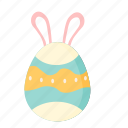 easter, egg, rabbit, ear, easter egg, festivity, celebration, decoration