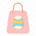easter, egg, bag, easter egg, rabbit, festivity, celebration, decoration