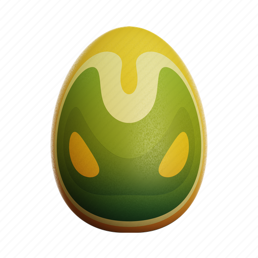 Easter, egg, easter egg, painting egg, decoration, event, cultures 3D illustration - Download on Iconfinder