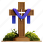 wood, cross, shawl, wood cross shawl with grass, wood cross shawl, wood cross, chruch, religion, cathedral, catholic, tradition, landmark, religious, grass, cross with shawl 