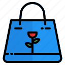 bag, cart, ecommerce, flower, online, shop, shopping