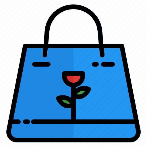 Bag, cart, ecommerce, flower, online, shop, shopping icon - Download on Iconfinder