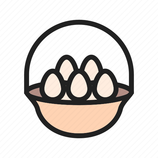Basket, breakfast, easter, eggs, eggs basket, eggs tray icon - Download on Iconfinder