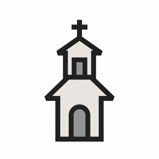 Building, catholic, christian, christianity, cross, house, top icon - Download on Iconfinder