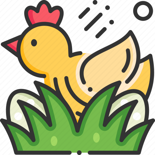 Chick, chicken, easter, egg, egg shell icon - Download on Iconfinder