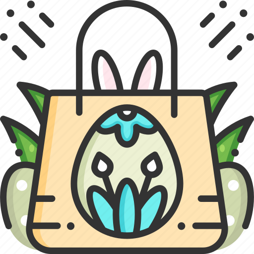 Easter, gift, present, shopping bag icon - Download on Iconfinder