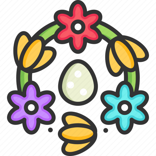 Adornment, decoration, easter, wreath icon - Download on Iconfinder