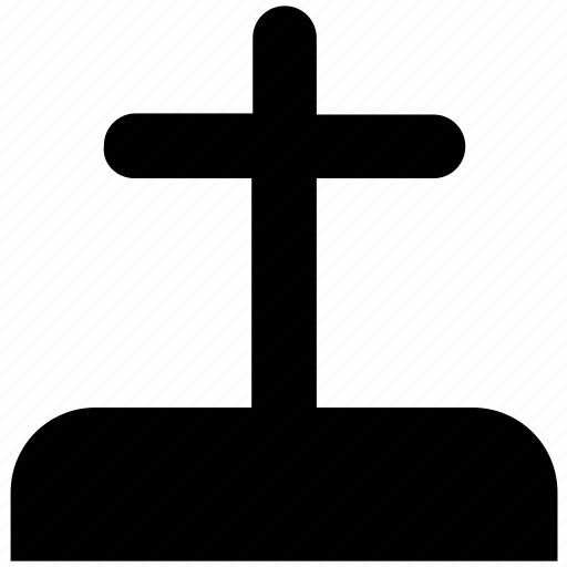 Christian grave, grave, grave stone, graveyard, headstone, holy cross, tomb icon - Download on Iconfinder