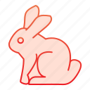 bunny, rabbit, spring, easter, card, holiday, decoration, happy, celebration