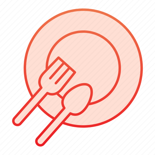 Cutlery, fork, plate, dish, dining, knife, food icon - Download on Iconfinder
