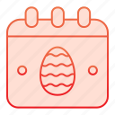 egg, date, spring, easter, month, holiday, march, decoration, happy