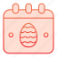 egg, date, spring, easter, month, holiday, march, decoration, happy 