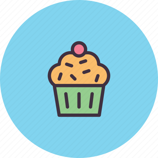 Cake, cup, dessert, easter, muffin, pudding, hygge icon - Download on Iconfinder