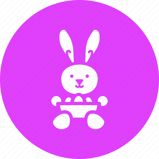Bowl, bunny, cute, easter, eggs, paschal, rabbit icon - Download on Iconfinder