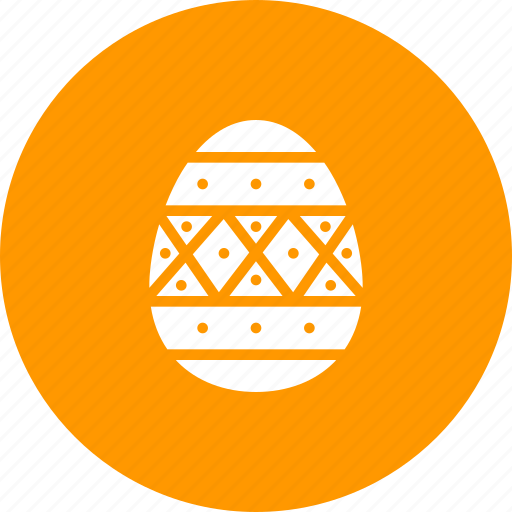 Decorated, decoration, easter, egg, paschal, stripes, waves icon - Download on Iconfinder