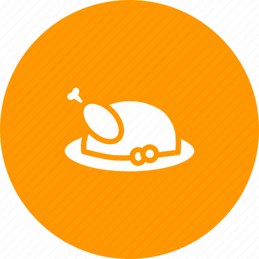 Chicken, lunch, meal, meat, roast, turkey, hygge icon - Download on Iconfinder