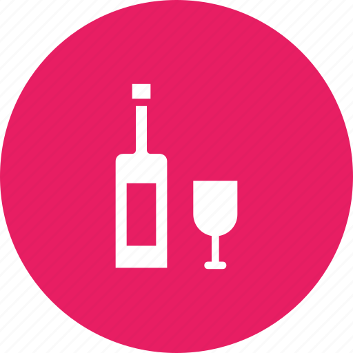 Bottle, celebrate, celebration, drink, glass, wine, hygge icon - Download on Iconfinder