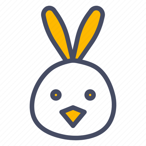 Bunny, chicken, chickling, cute, ears, easter, rabbit icon - Download on Iconfinder