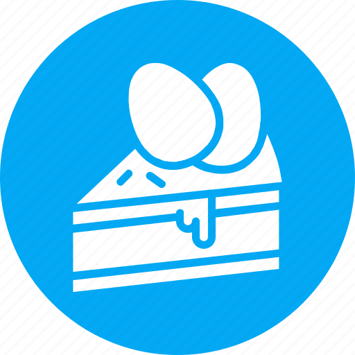 Cake, dessert, easter, egg, paschal, slice icon - Download on Iconfinder
