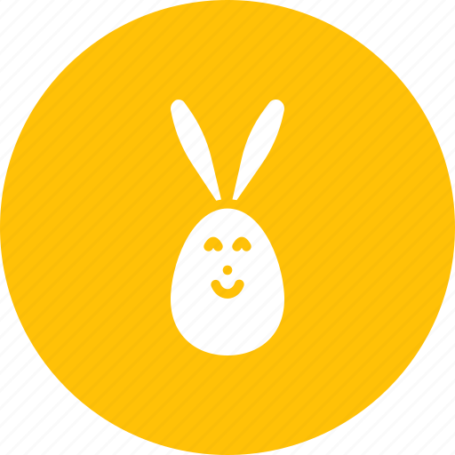 Bunny, decorated, ears, easter, egg, paschal, rabbit icon - Download on Iconfinder