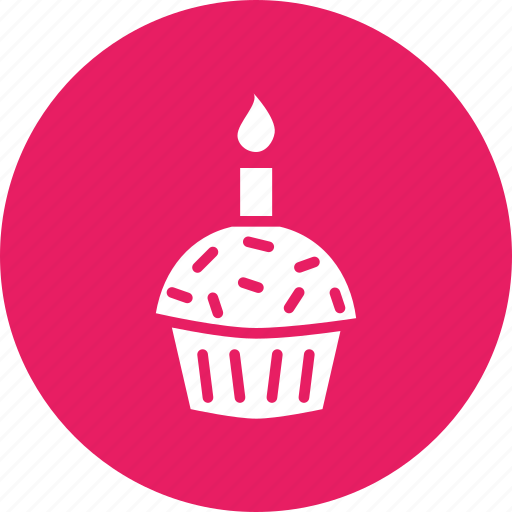 Cake, candle, cup, dessert, easter, muffin, pastry icon - Download on Iconfinder
