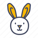 bunny, cute, easter, happy, rabbit