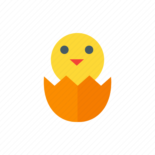 Chick, chick in egg, easter, egg, spring icon - Download on Iconfinder