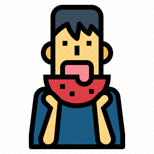 Eat, eating, fruit, watermelon icon - Download on Iconfinder