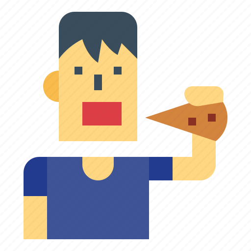 Eat, eating, food, pizza icon - Download on Iconfinder
