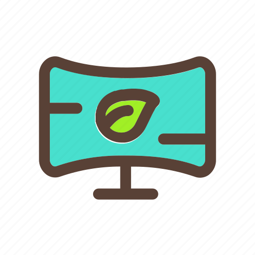 Eco, green, monitor, screen icon - Download on Iconfinder