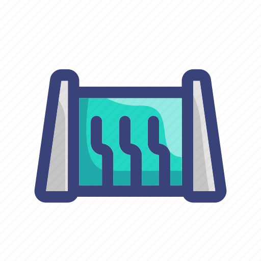 Dam, eco, energy, water icon - Download on Iconfinder