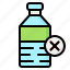 no, bottle, forbidden, water 