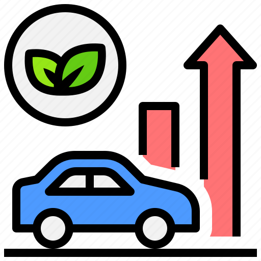 Ev, car, trend, sales, growth, demand, clean icon - Download on Iconfinder