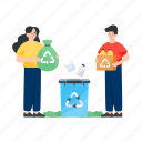 recycling waste, recycling trash, waste box, trash box, garbage bin 