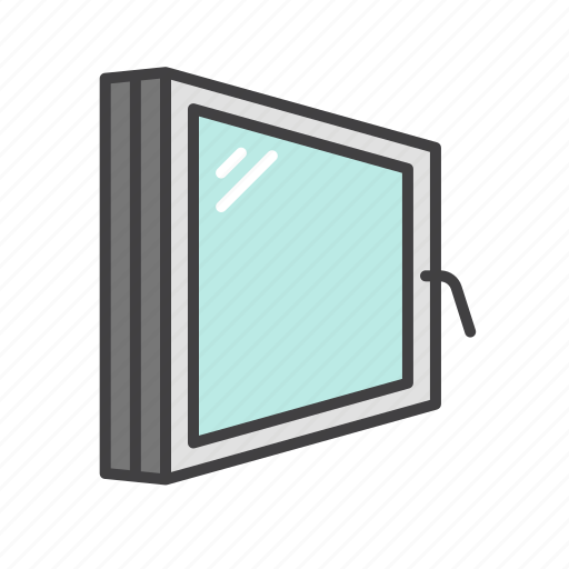 Double, double glazing, glass, glazing, isolate, window icon - Download on Iconfinder