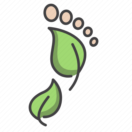 Carbon footprint, eco, eco paw, footprint, paw icon - Download on Iconfinder