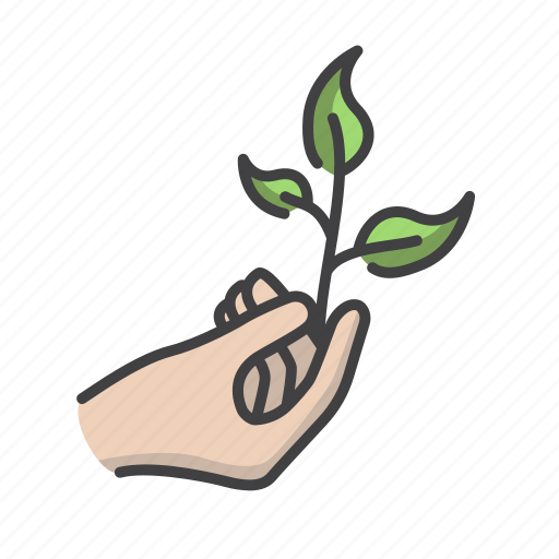 Agriculture, eco, hand, plant, planting, sprout icon - Download on Iconfinder