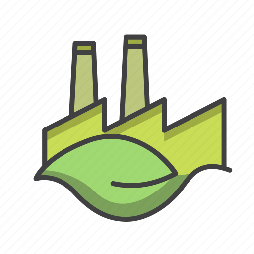 Eco, factory, green, industry, leaf, sustainable icon - Download on Iconfinder