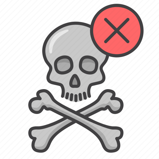 Bones, danger, dangerous, dead, poisonous, skull icon - Download on Iconfinder